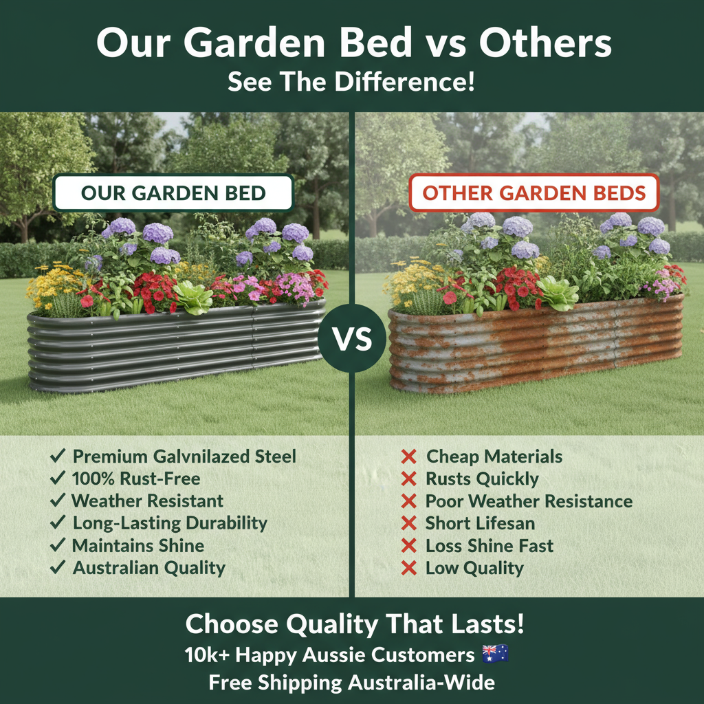 Aussie-Tough Galvanized Steel Raised Garden Bed