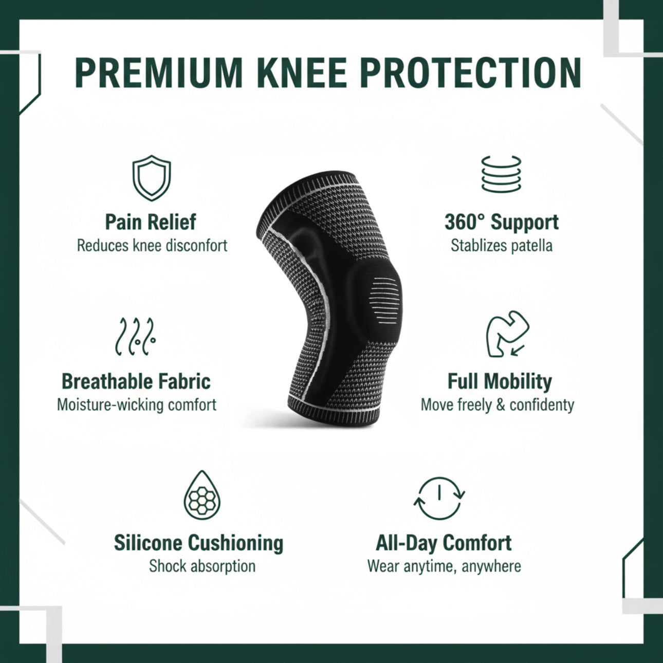 Pro-Fit Silicone Knee Protector